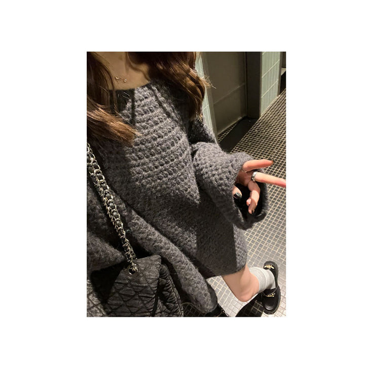 Damer Cozy Oversized Tröja gjort av chunky knit Mirla-Eva Jonsson