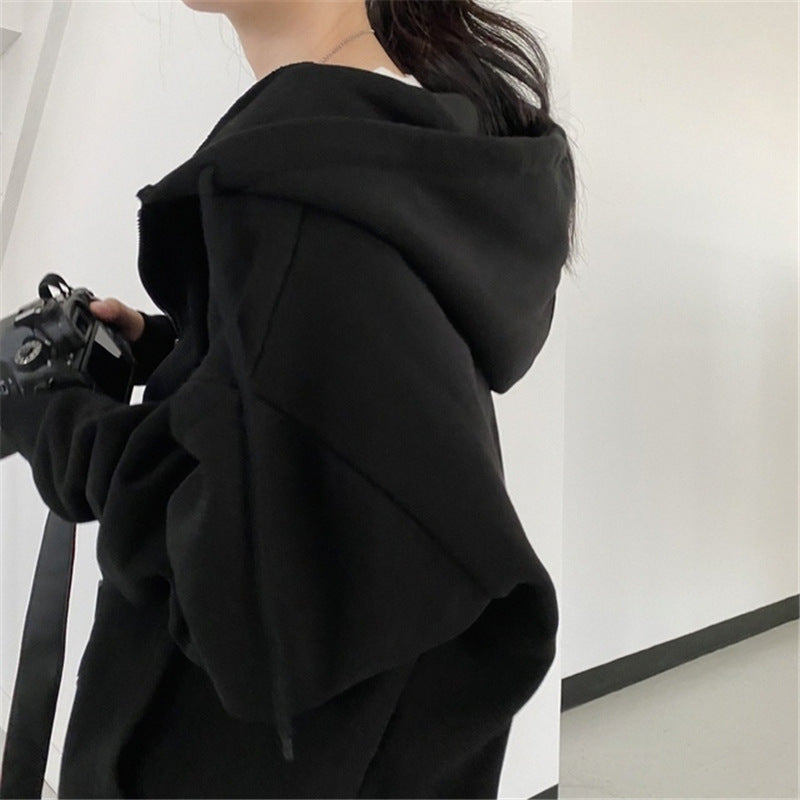 Damer Cozy Oversized Zip-Up Hoodie Mirla-Eva Jonsson