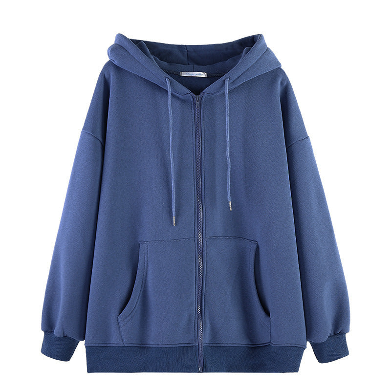Damer Cozy Oversized Zip-Up Hoodie Mirla-Eva Jonsson