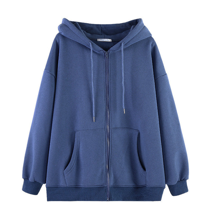 Damer Cozy Oversized Zip-Up Hoodie Mirla-Eva Jonsson