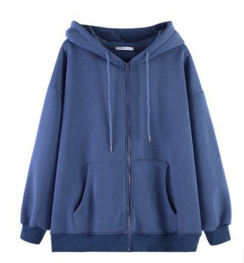 Damer Cozy Oversized Zip-Up Hoodie Mirla-Eva Jonsson