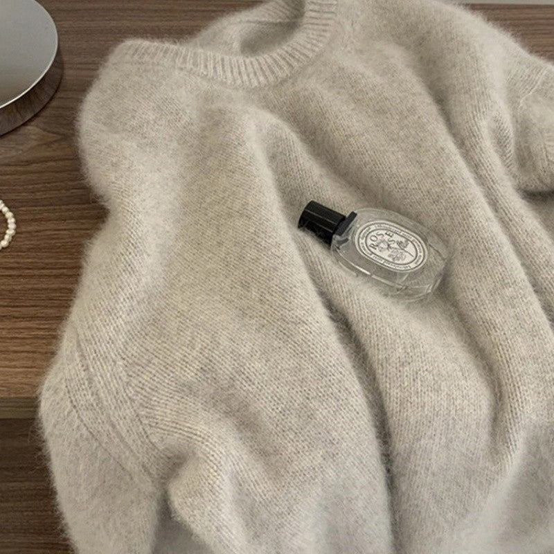 Damer Cozy Sweater gjord av finstickad blandning Mirla-Eva Jonsson