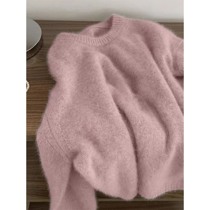 Damer Cozy Sweater gjord av finstickad blandning Mirla-Eva Jonsson