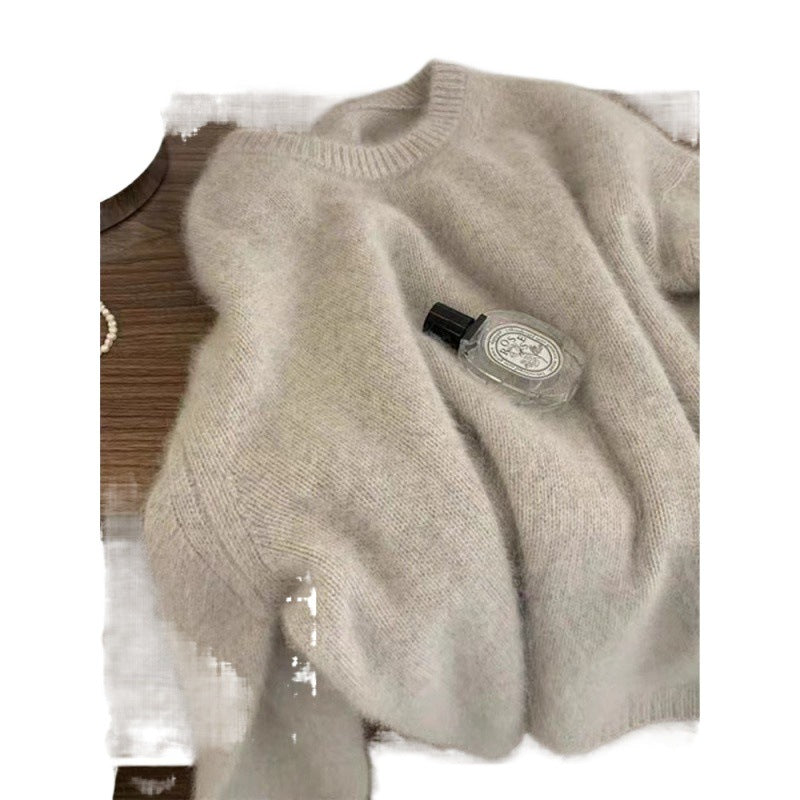 Damer Cozy Sweater gjord av finstickad blandning Mirla-Eva Jonsson