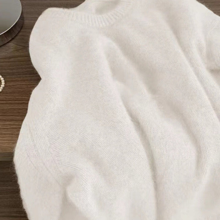 Damer Cozy Sweater gjord av finstickad blandning Mirla-Eva Jonsson