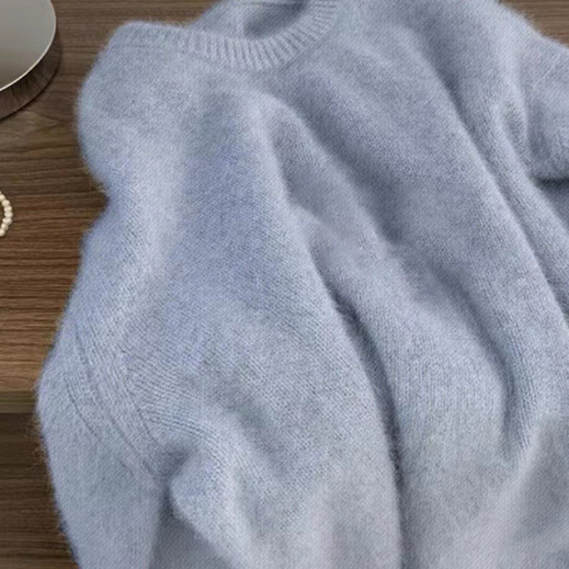 Damer Cozy Sweater gjord av finstickad blandning Mirla-Eva Jonsson
