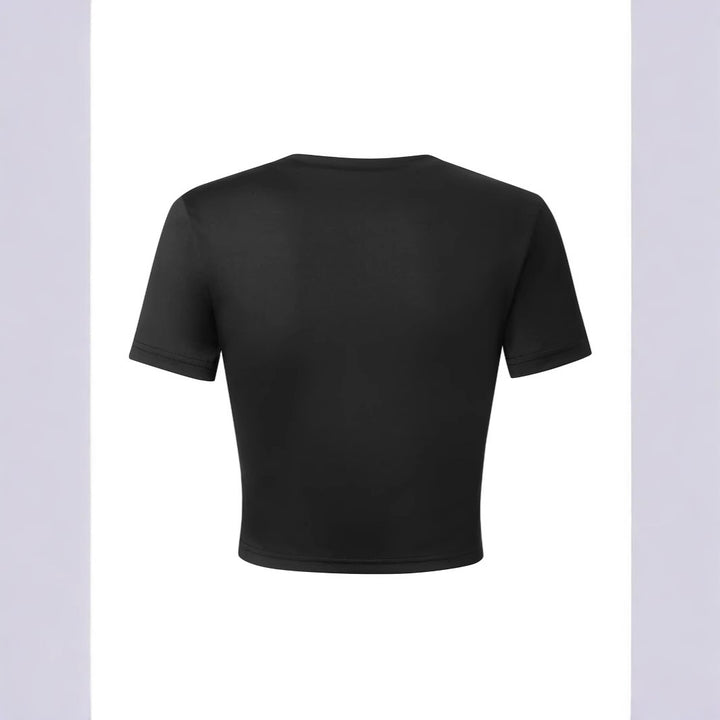 Damer Crop-Shirt med inspirerande statementtryck Mirla-Eva Jonsson