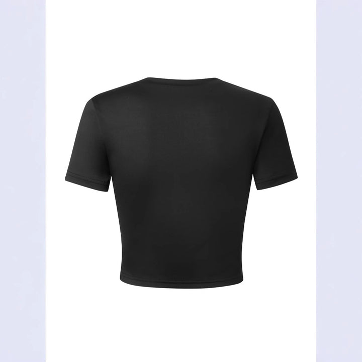Damer Crop-T-shirt med inspirerande text Mirla-Eva Jonsson