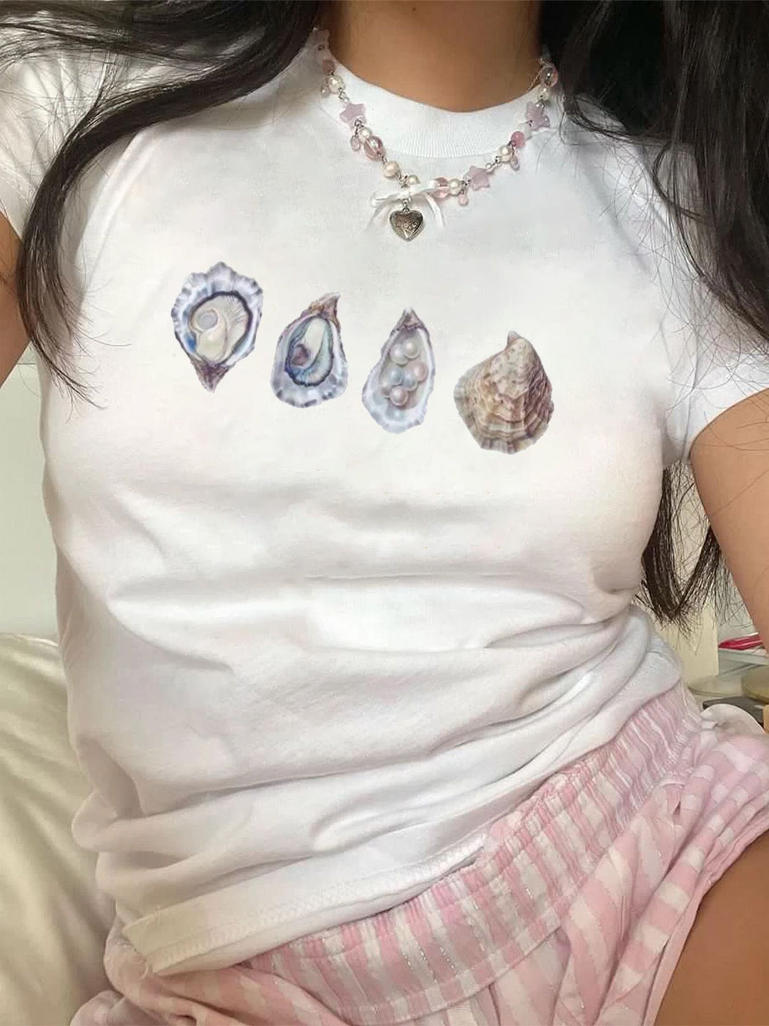 Damer Crop-T-shirt med iögonfallande statement-tryck Mirla 1777452337-Eva Jonsson