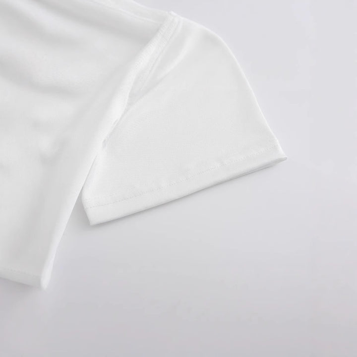 Damer Crop-T-shirt med kreativ New York tryck Mirla-Eva Jonsson
