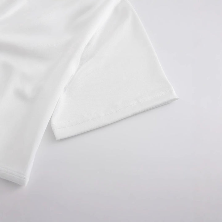 Damer Crop-T-shirt med kreativt ögonmotiv Mirla-Eva Jonsson