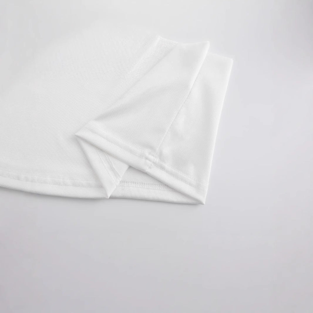 Damer Crop-T-shirt med lekfullt rutigt bandmotiv och avslappnad skärning Mirla-Eva Jonsson