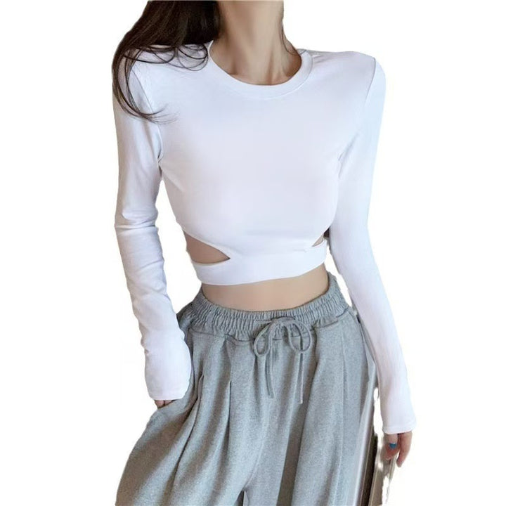 Damer Crop Top med Sidokutningar Mirla-Eva Jonsson