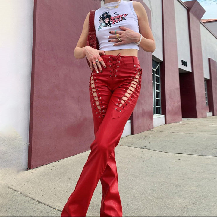 Damer Crop-Top med innovativt Cut-Out-design och långa ärmar Mirla-Eva Jonsson