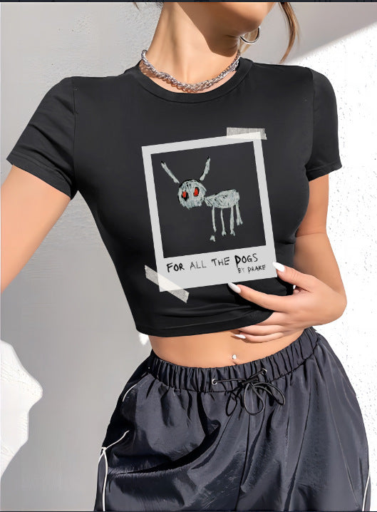 Damer Crop-Top med innovativt spindelnätsdesign Mirla-Eva Jonsson