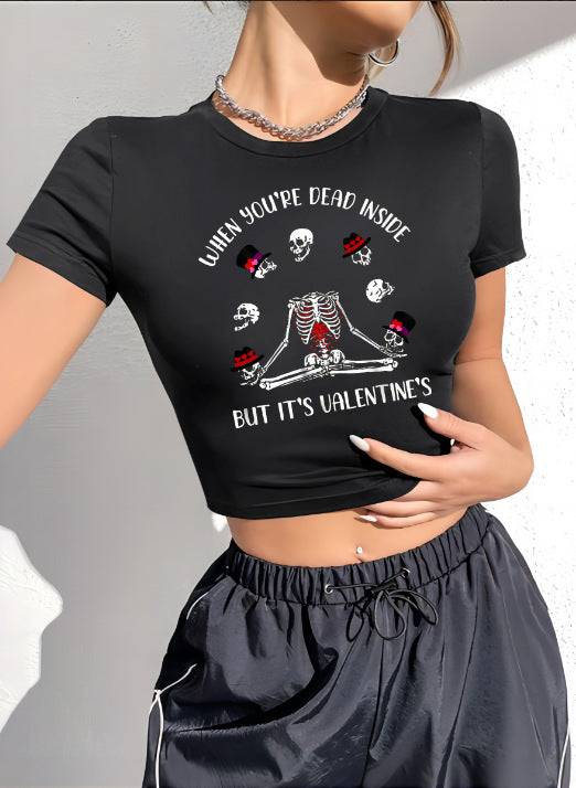 Damer Crop-Top med innovativt spindelnätsdesign Mirla-Eva Jonsson