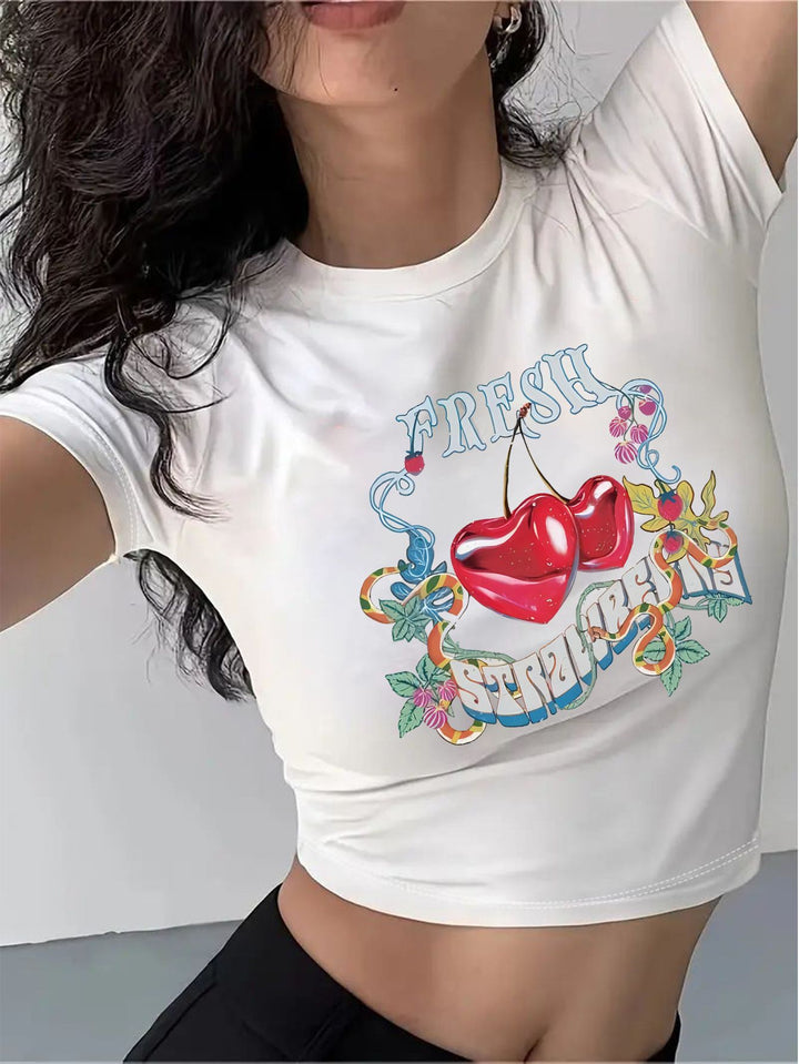 Damer Crop-Top med innovativt spindelnätsdesign Mirla-Eva Jonsson