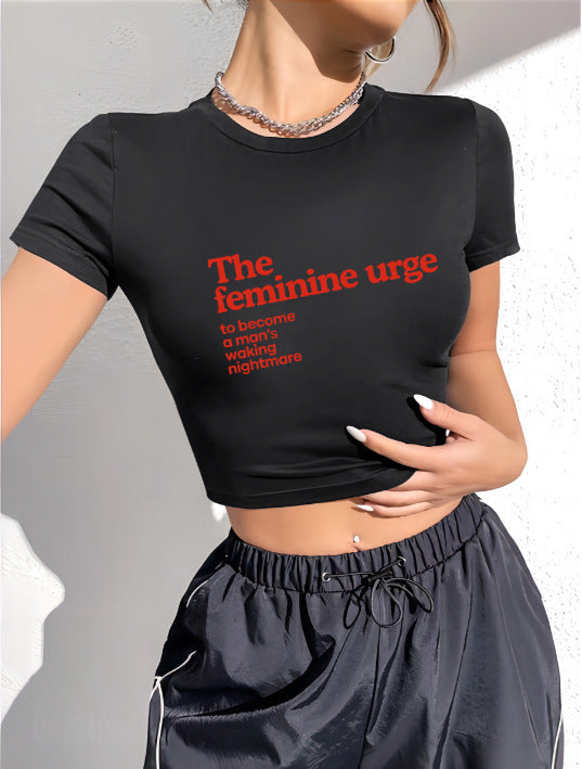 Damer Crop-Top med innovativt spindelnätsdesign Mirla-Eva Jonsson