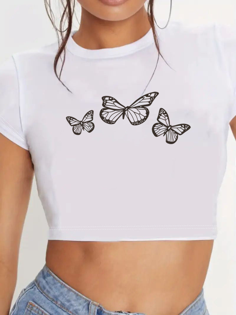 Damer Crop-Top med innovativt spindelnätsdesign Mirla-Eva Jonsson
