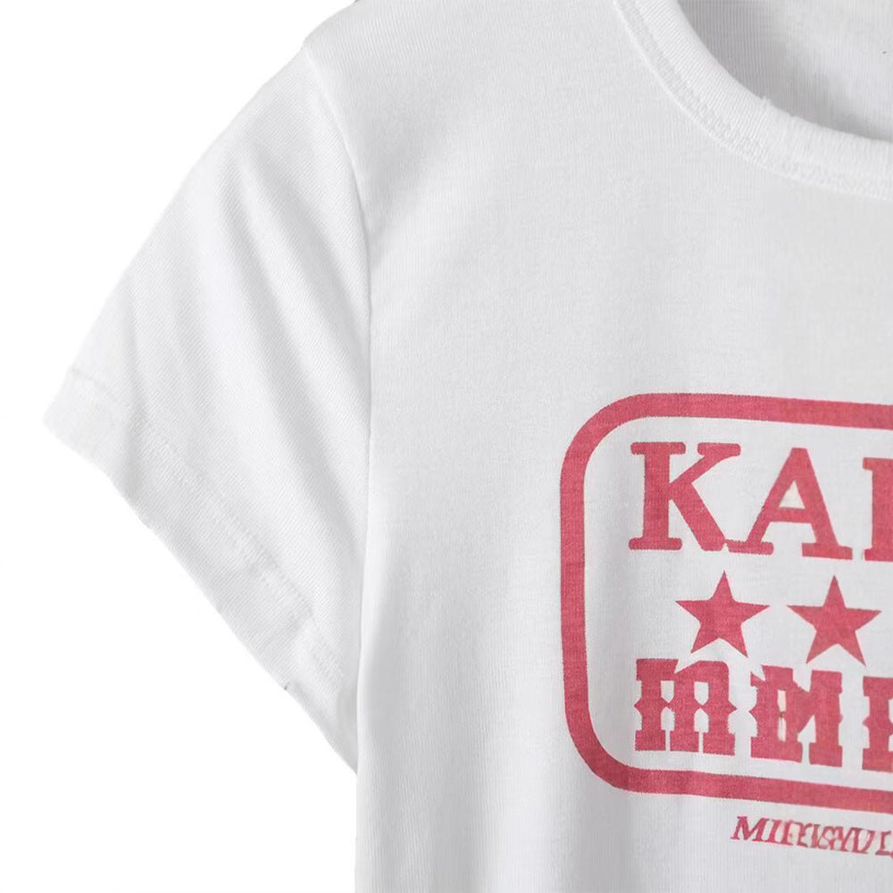 Damer Crop-Top med modernt stadsmotiv Eva Jonsson-Eva Jonsson