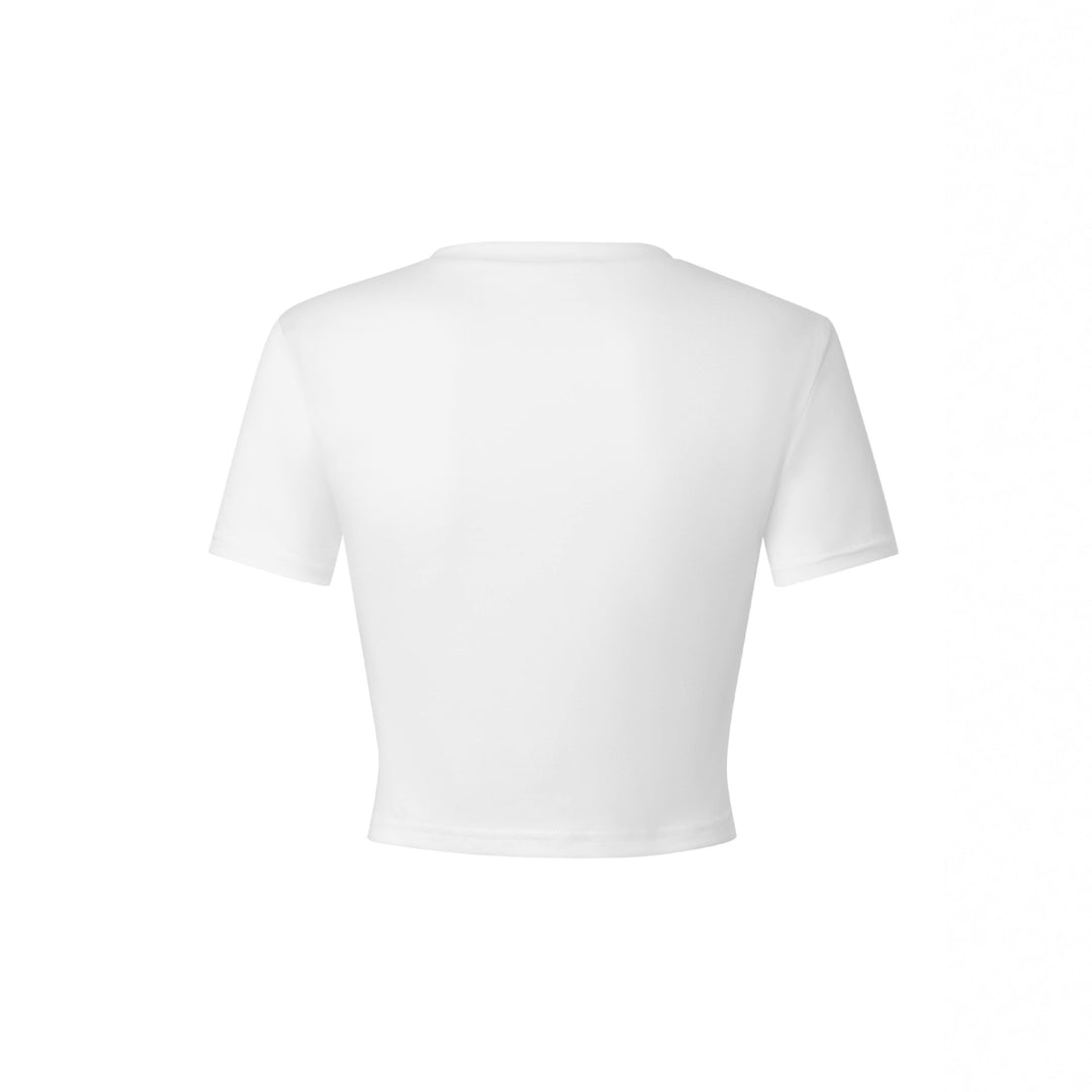 Damer Crop-Top med nostalgisk grafisk design Mirla-Eva Jonsson