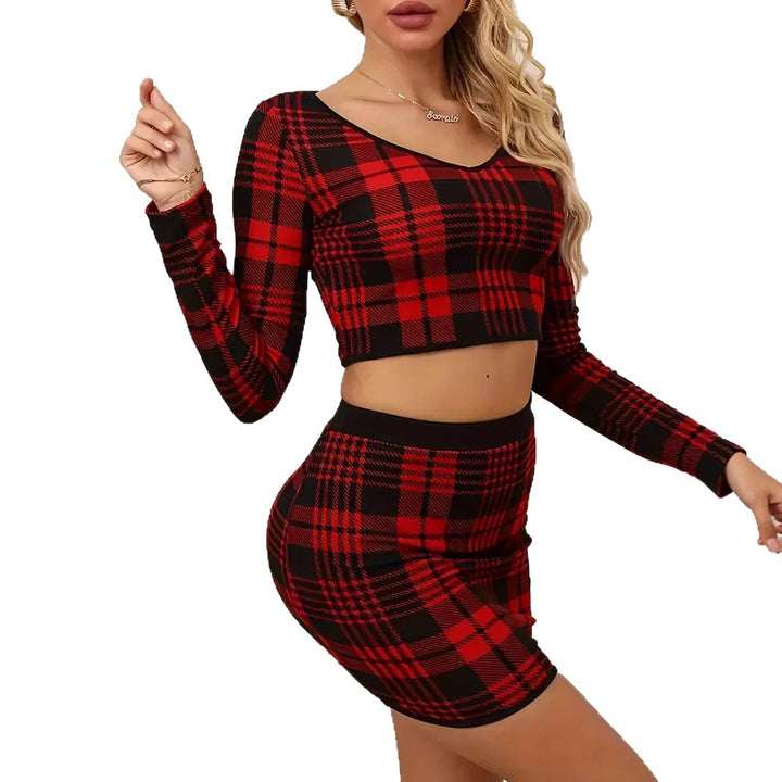 Damer Crop-Top och Kjol Ensemble Eva Jonsson-Eva Jonsson
