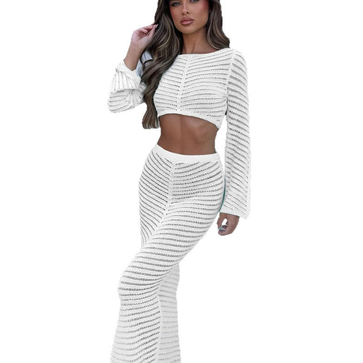 Damer Crop-Top och Maxi-Kjol Set Mirla-Eva Jonsson