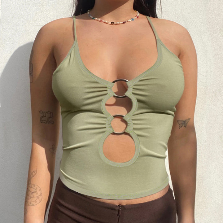 Damer Crop-top med unik ringutskärning Mirla-Eva Jonsson