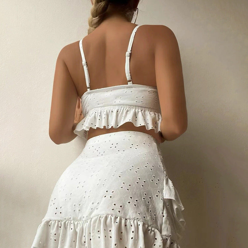 Damer Crop-top och kjol set Mirla-Eva Jonsson
