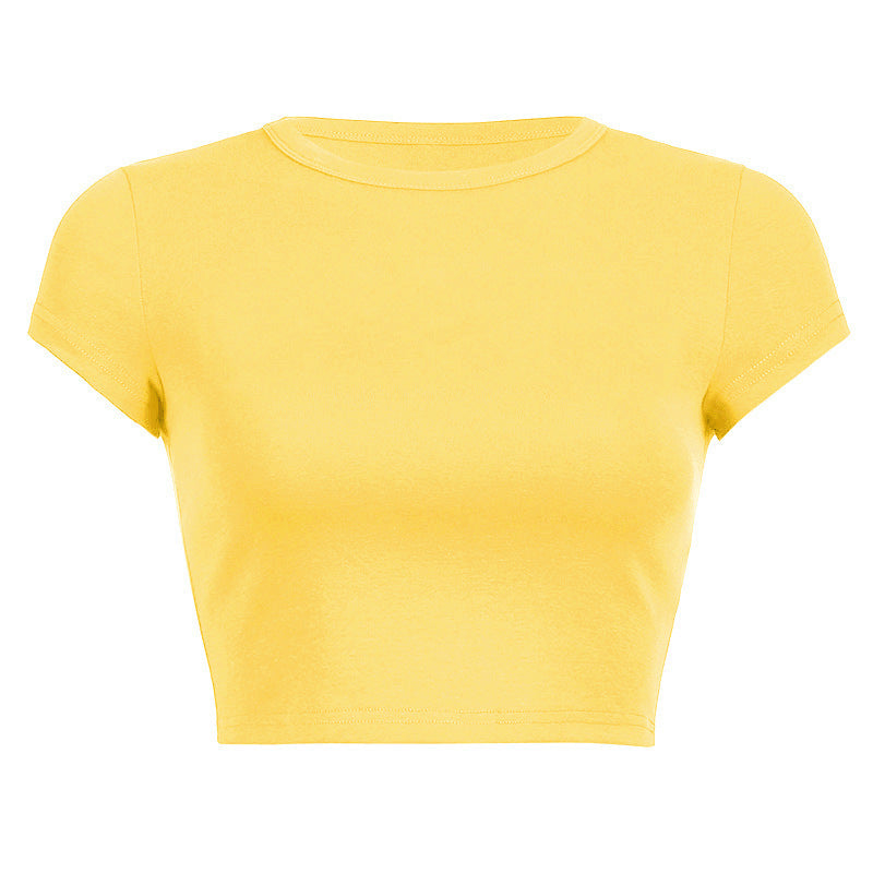 Damer Cropped Classic Fit T-shirt Mirla-Eva Jonsson