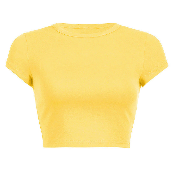 Damer Cropped Classic Fit T-shirt Mirla-Eva Jonsson