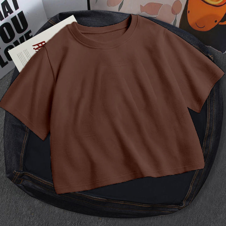 Damer Cropped Classic Fit T-shirt Mirla-Eva Jonsson