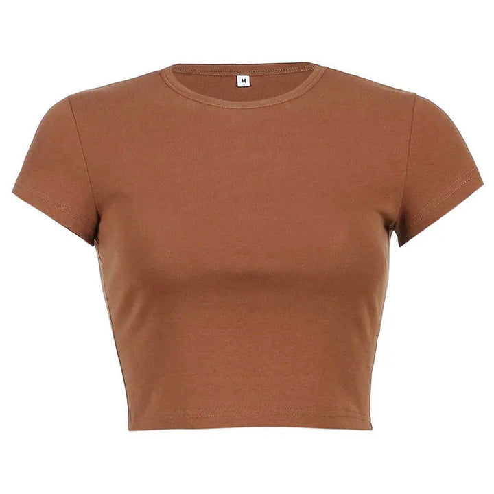 Damer Cropped Classic Fit T-shirt Mirla-Eva Jonsson