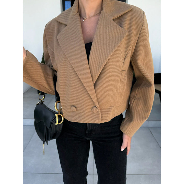 Damer Cropped Dubbelknäppt Blazer Eva Jonsson-Eva Jonsson