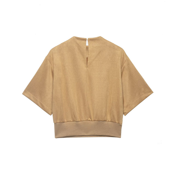 Damer Cropped T-shirt med elegant linning Mirla-Eva Jonsson