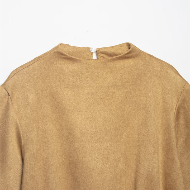 Damer Cropped T-shirt med elegant linning Mirla-Eva Jonsson