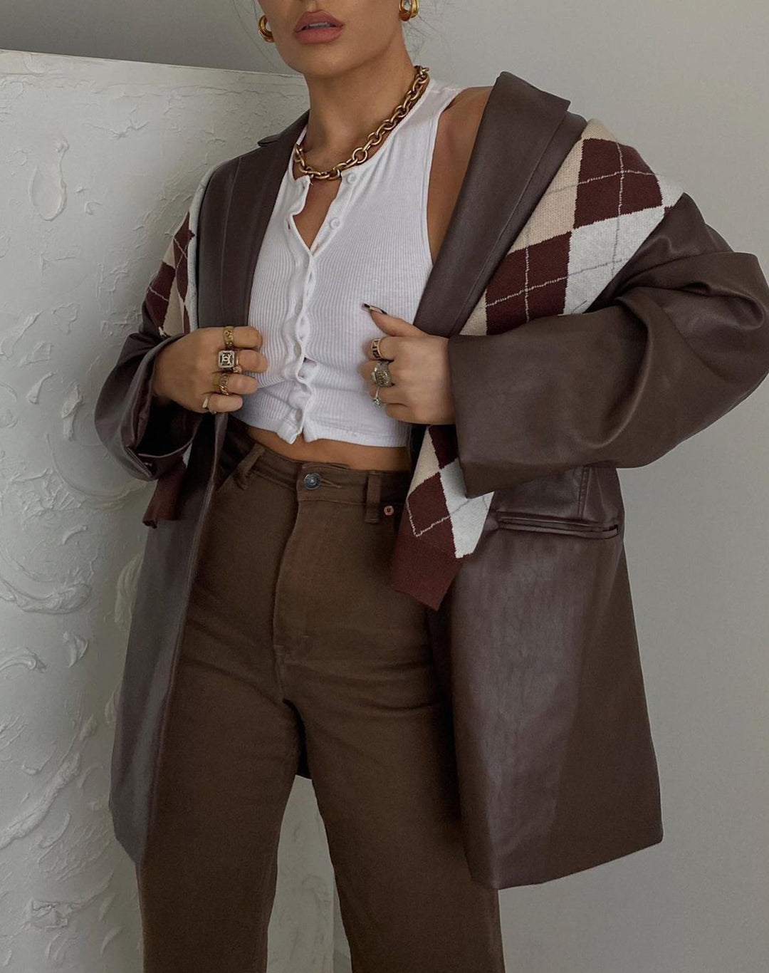 Damer Cropped Top med knapdetaljer och sportig skärning Eva Jonsson-Eva Jonsson