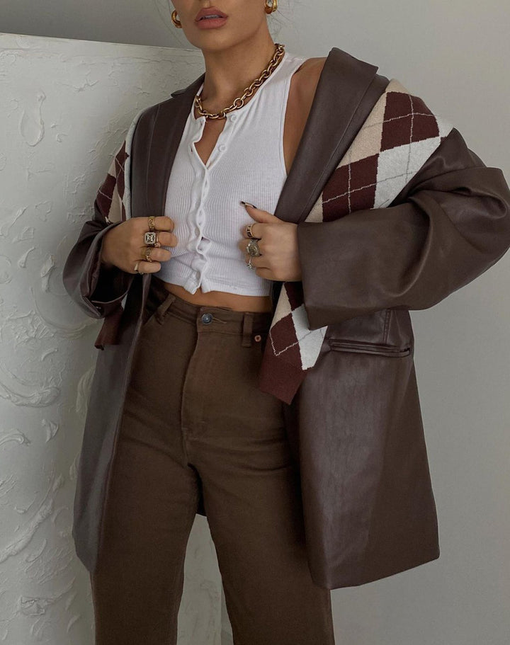 Damer Cropped Top med knapdetaljer och sportig skärning Eva Jonsson-Eva Jonsson