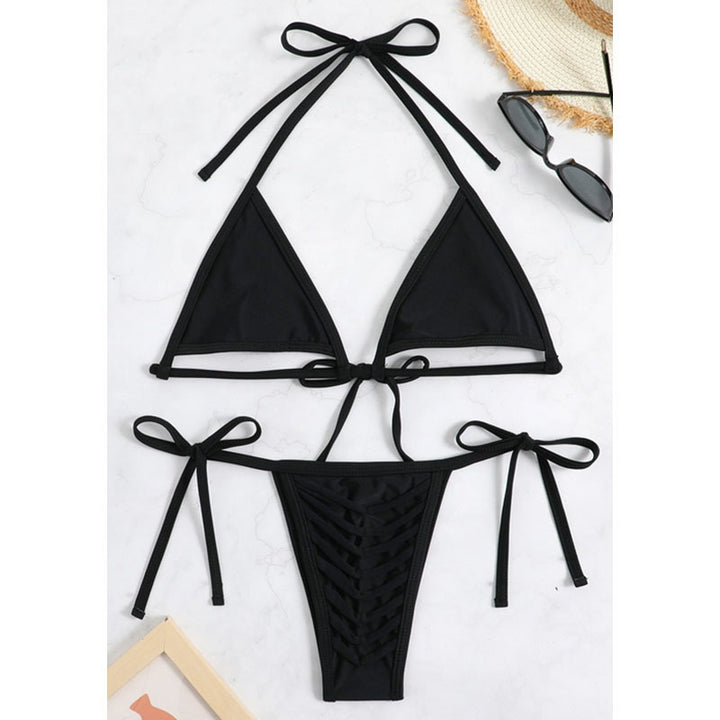 Damer Cut-Out Bikini med snördetaljer Mirla-Eva Jonsson