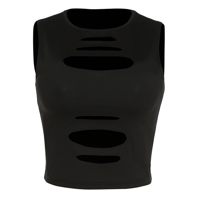 Damer Cut-Out Crop-Top Mirla-Eva Jonsson