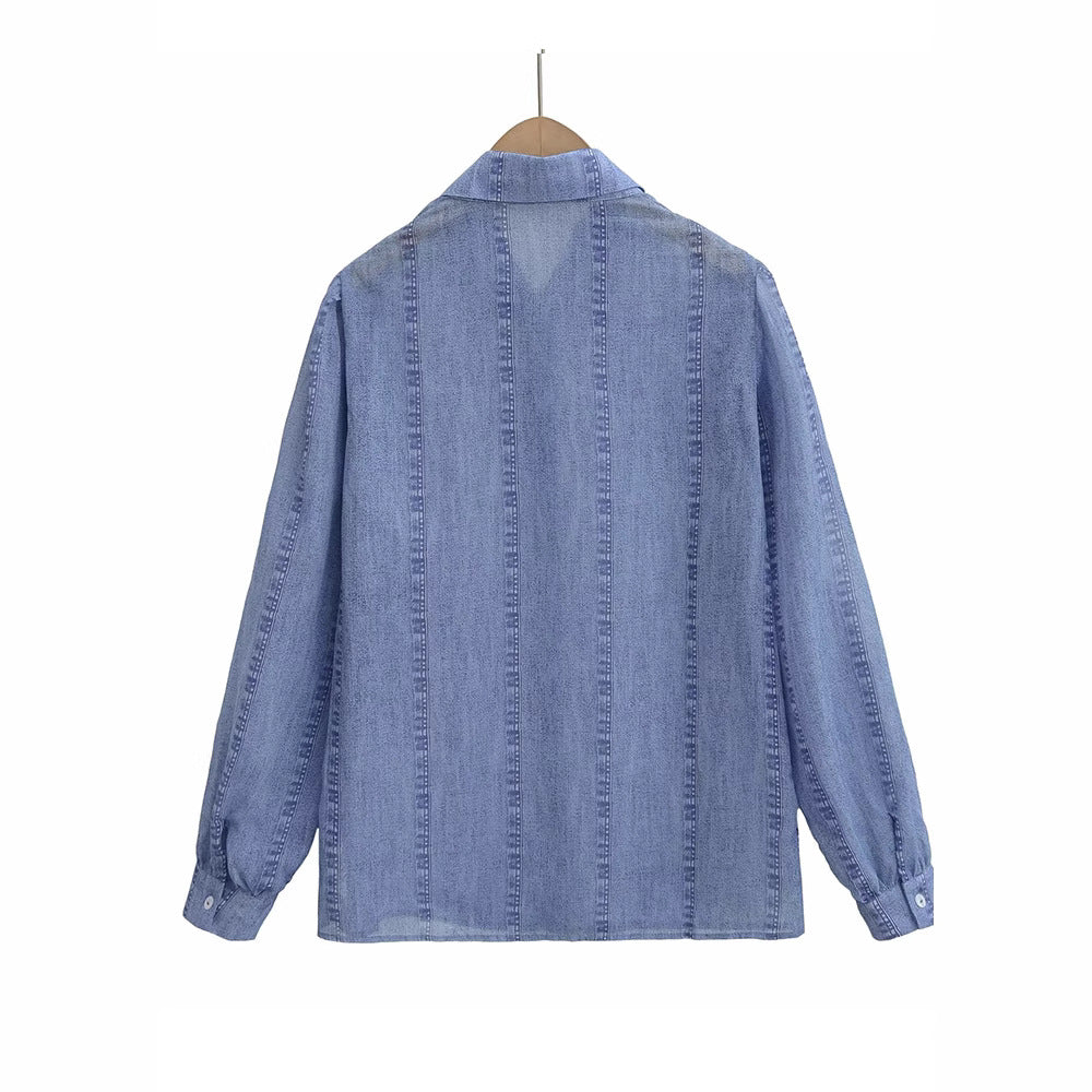 Damer Denim Blus Mirla-Eva Jonsson