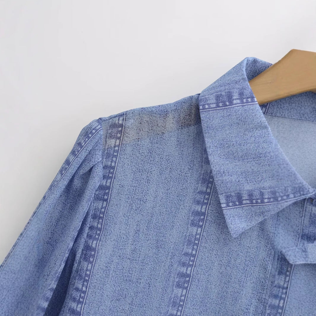 Damer Denim Blus Mirla-Eva Jonsson