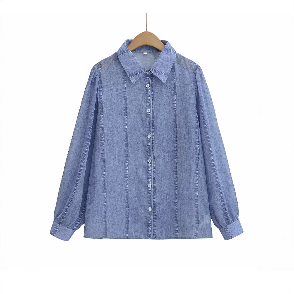 Damer Denim Blus Mirla-Eva Jonsson