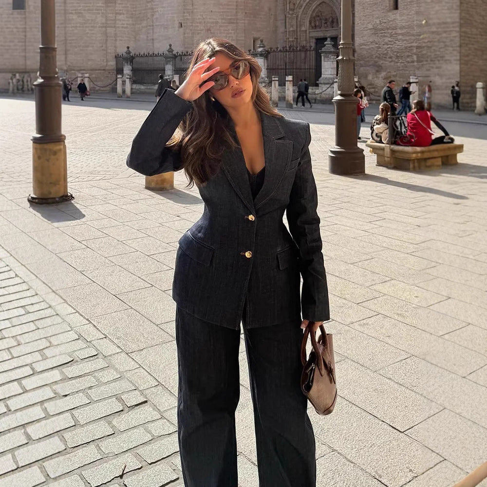 Damer Denim Korsett Top Mirla-Eva Jonsson