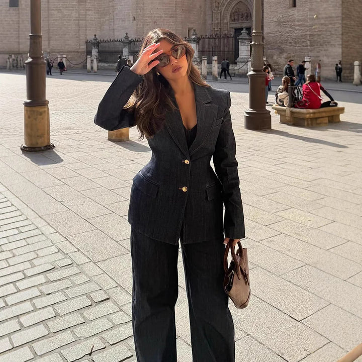 Damer Denim Korsett Top Mirla-Eva Jonsson