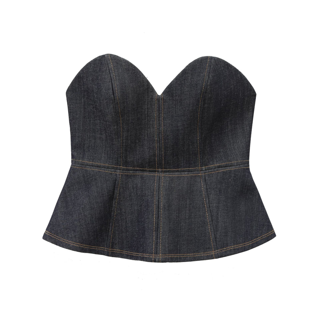 Damer Denim Korsett Top Mirla-Eva Jonsson