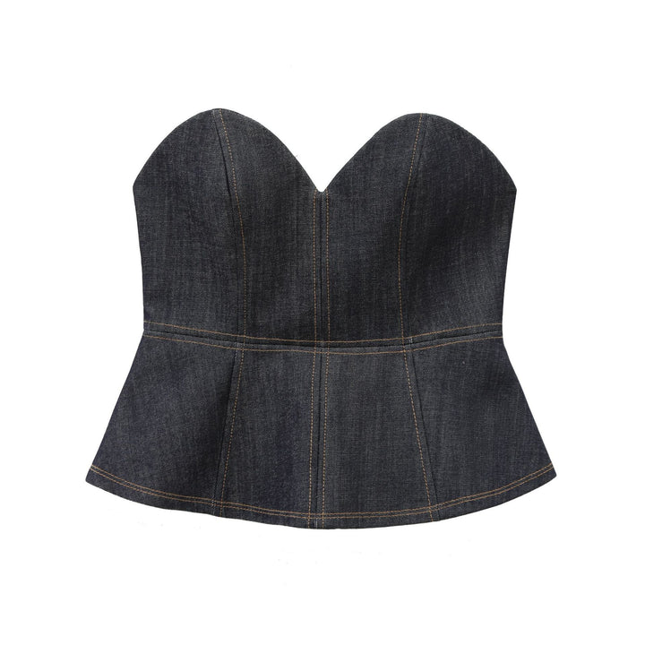 Damer Denim Korsett Top Mirla-Eva Jonsson