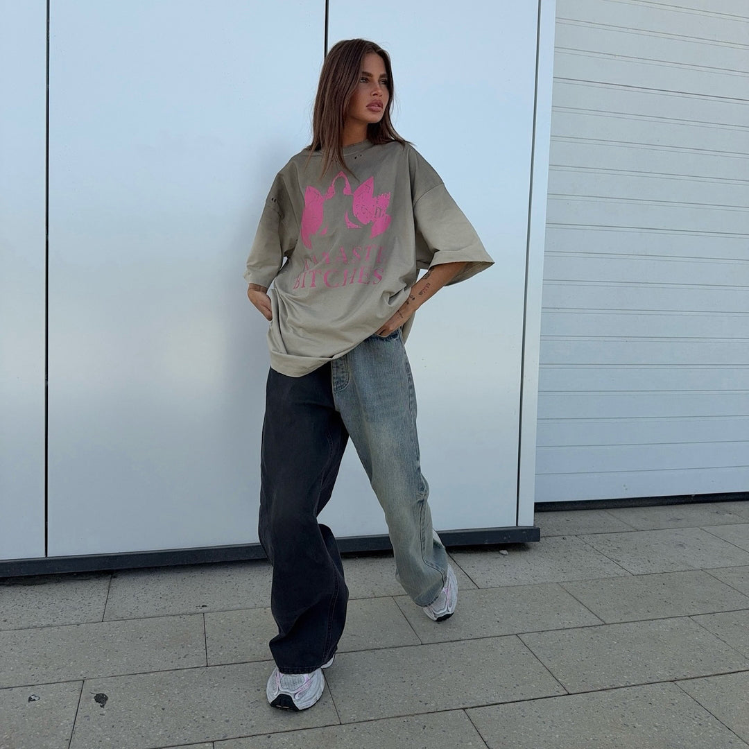 Damer Designer Baggy-jeans Mirla-Eva Jonsson