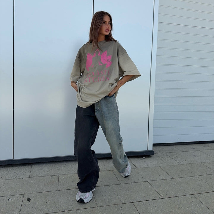 Damer Designer Baggy-jeans Mirla-Eva Jonsson