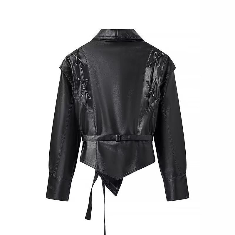 Damer Designer-Läderblazer Mirla-Eva Jonsson